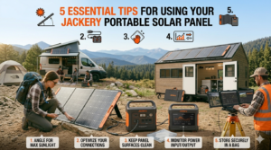Read more about the article 5 Essential Tips for Using Your Jackery Portable Solar Panel