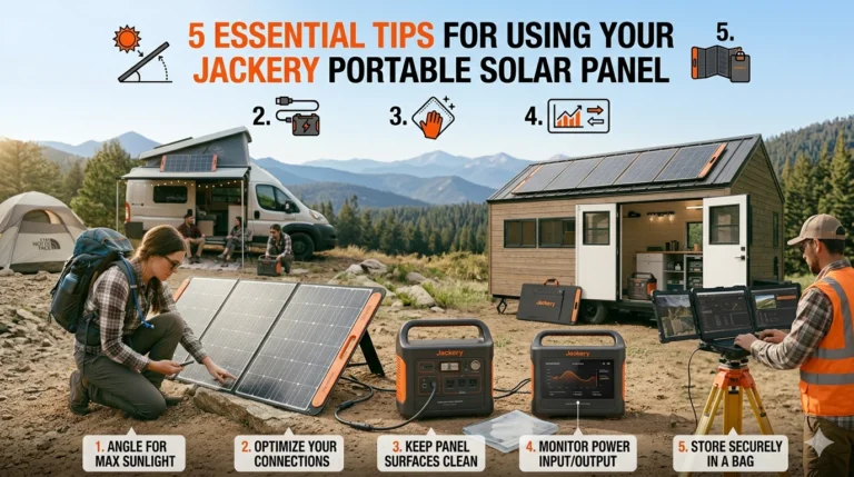 5 Essential Tips for Using Your Jackery Portable Solar Panel